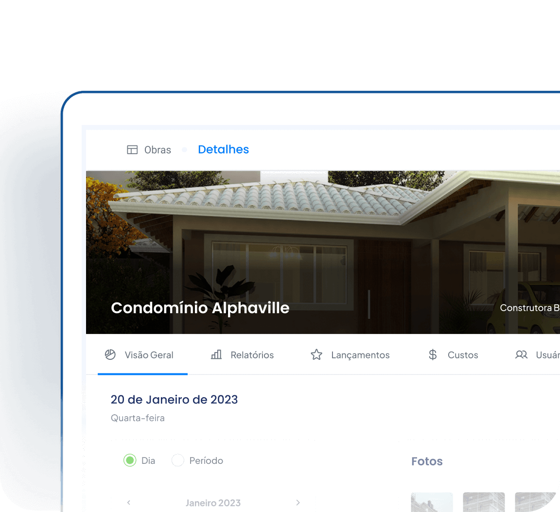 Imagem de detalhes de obra